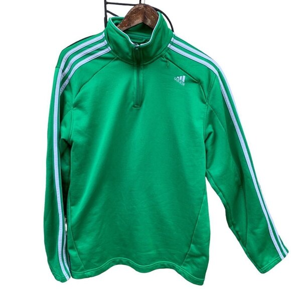 VINTAGE Adidas Windbreaker Medium Green - Picture 1 of 5